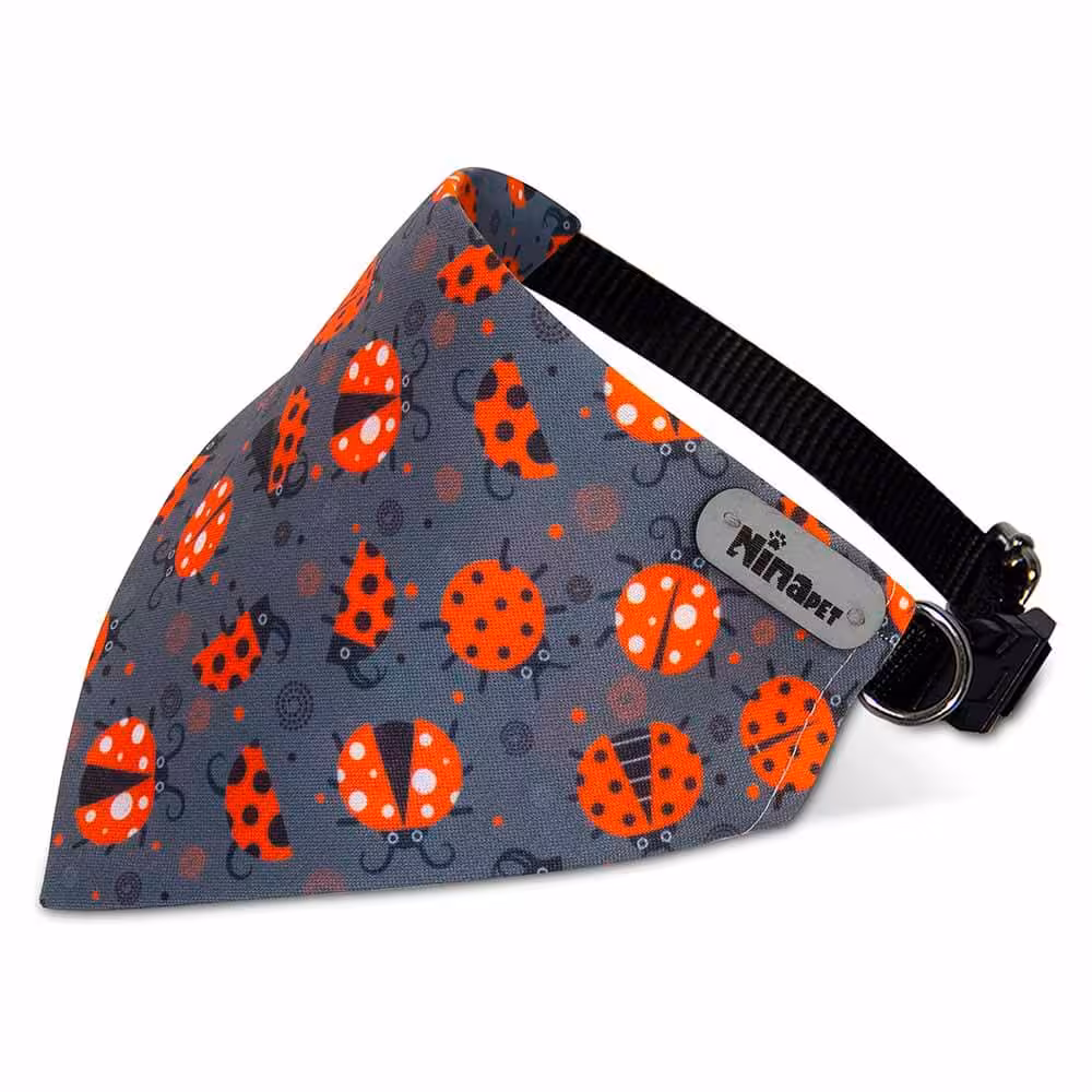 قلاده دستمال گردن سگ نیناپت مدل کفشدوزک