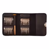 پیچ گوشتی و سری پیچ گوشتی مدل کیف چرمی بسته 25 عددی