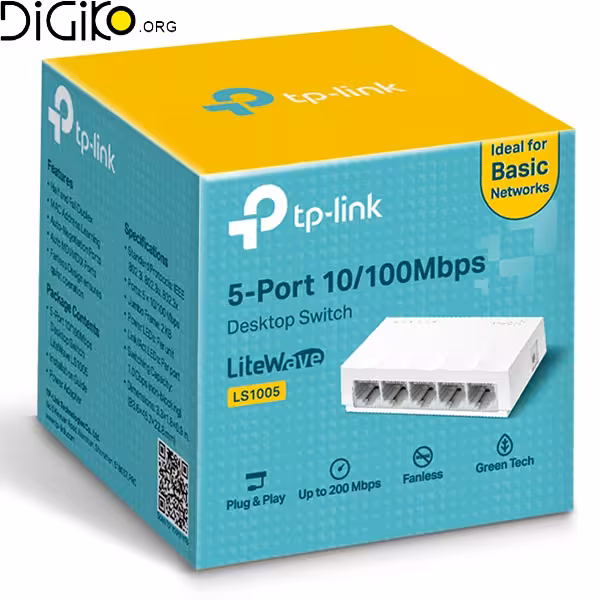 هاب سوییچ 5 پورت تی پی-لینک مدل LS1005