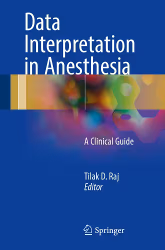 خرید و دانلود نسخه کامل کتاب Data Interpretation in Anesthesia. A clinical guide