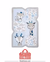 فرش فانتزی کودک زرباف طرح هپی زو