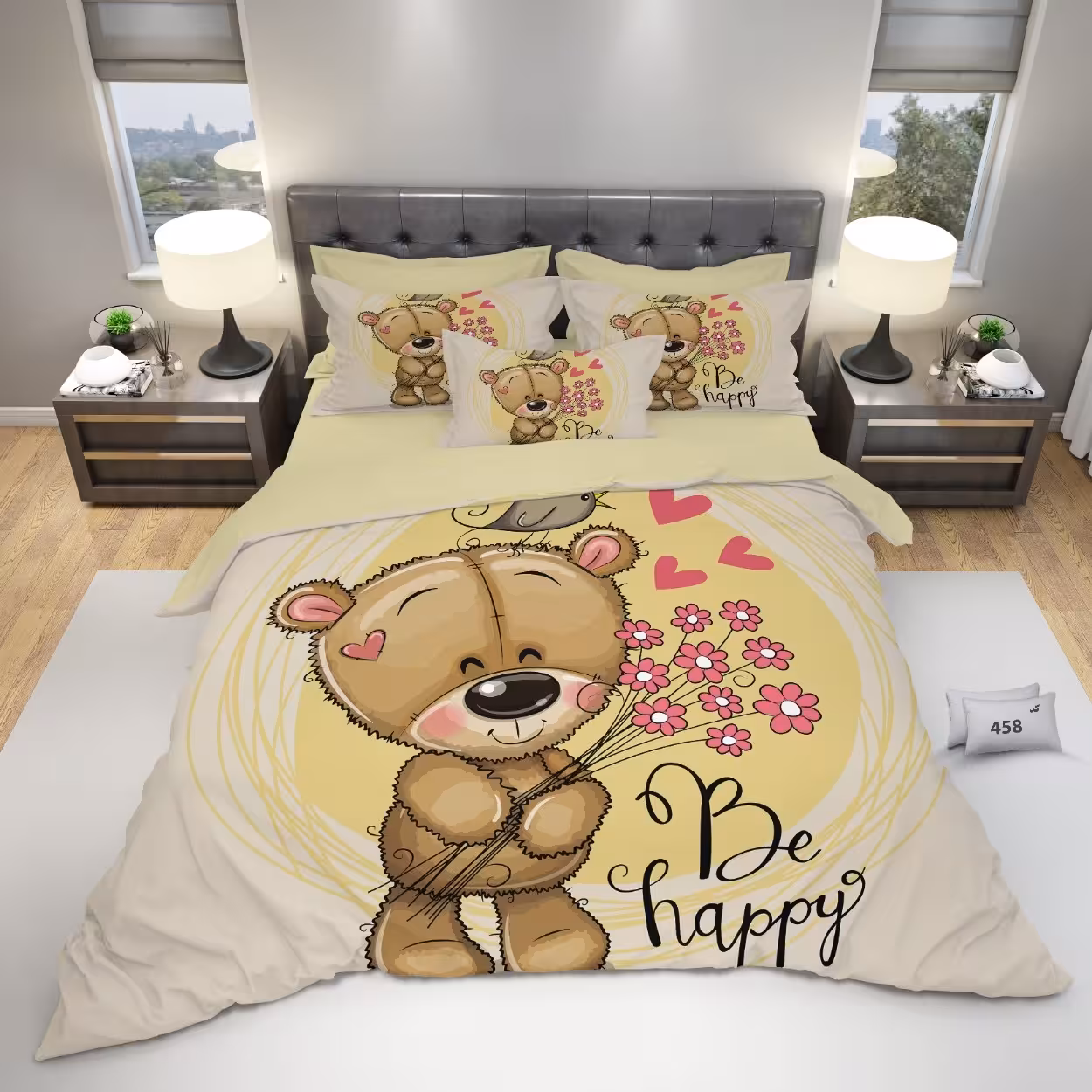 سرویس روتختی ایلا کد 458 یکنفره 4 تکه