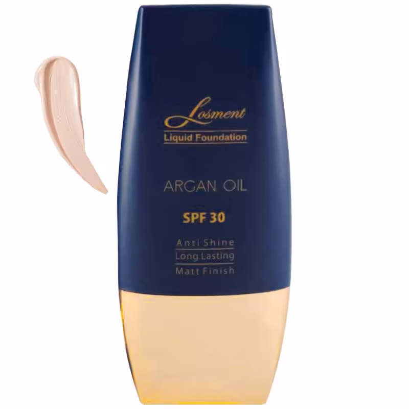 کرم پودر تیوپی SPF30 لوسمنت حاوی روغن آرگان و آلوئه ورا