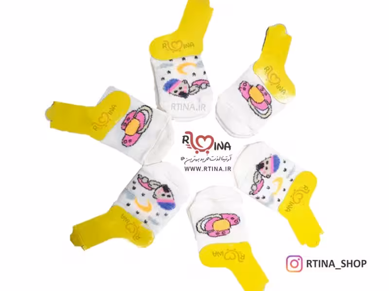 جوراب نوزادی تا به تا مدل a1