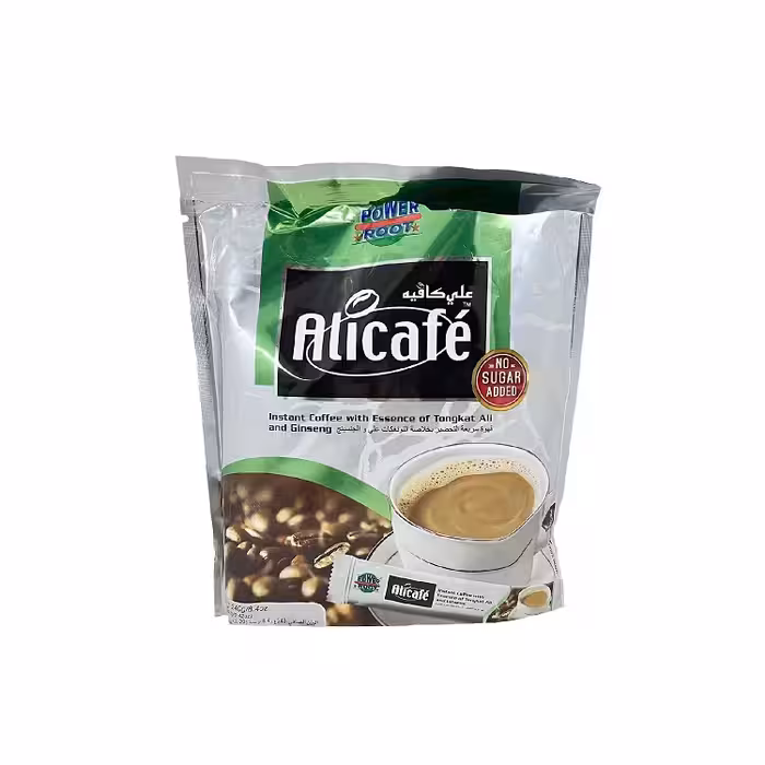 قهوه فوری علی کافه نقره ای 4 در 1 رژیمی 20 عددی