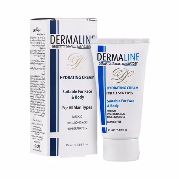 کرم آبرسان صورت و بدن درمالاین 45 میل