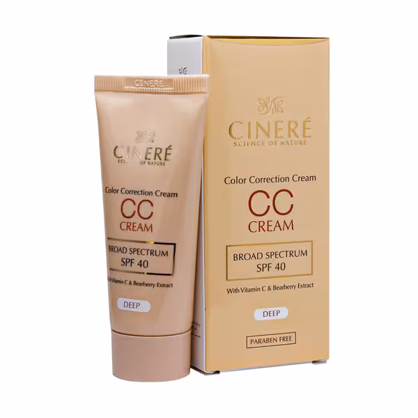 کرم پودر روشن کننده spf40 سینره 40میل