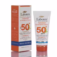 لابورن کرم ضدآفتاب بی رنگ آبرسان SPF50  مناسب پوست های خشک و نرمال و چروک و لک 50 میلی لیتر  Laboren Sunscreen Cream For Dry & Normal Skin