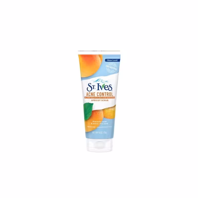 اسکراب صورت مدل Acne Control Apricot زرد آلو سینت ایوز 170 گرم