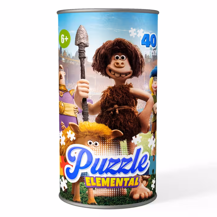 پازل 40 تکه کارتون انسانهای اولیه