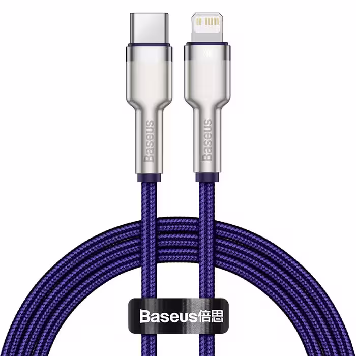 کابل تبدیل USB-C به لایتنینگ بیسوس مدل CATLJK-A05 PD20W طول 1 متر