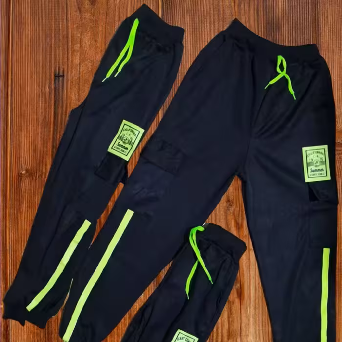 شلوارپسرانه و دخترانه قد60تا90 شبرنگ دار مناسب سن4سال تا12 سال 4جیب قد از کمر تا مچ پا70-80-90سانتی متر گلگسی شیک