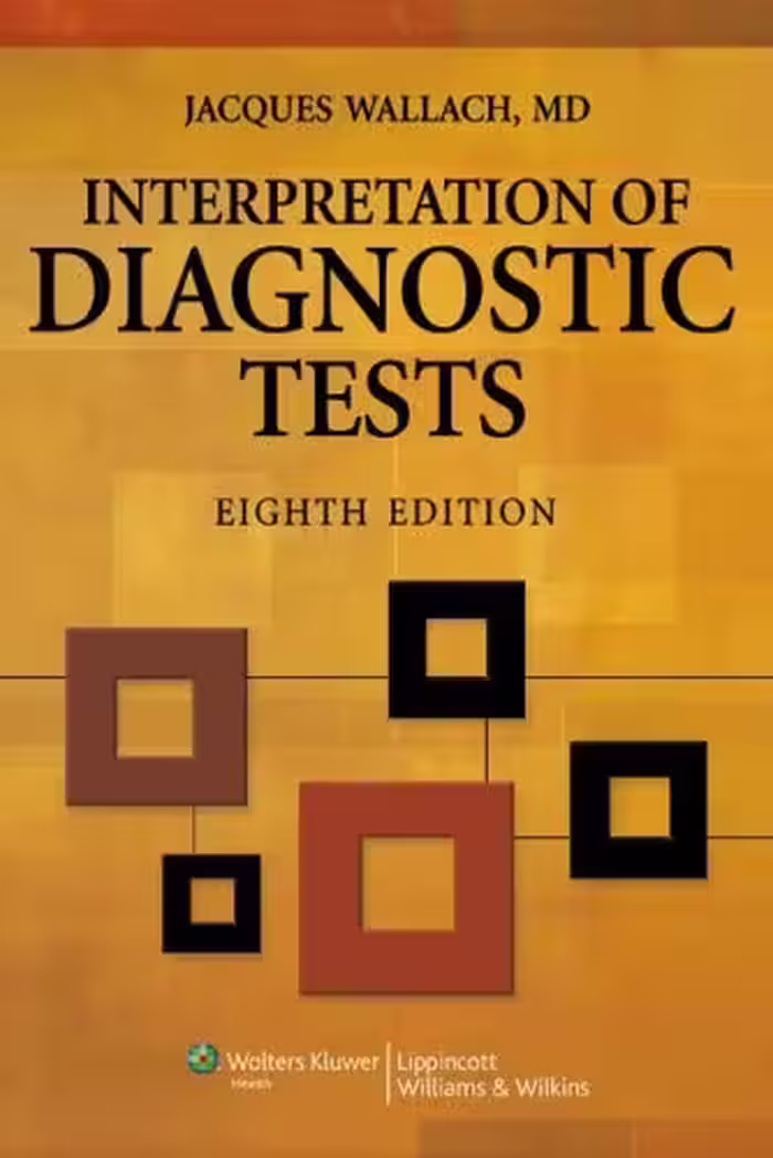 خرید و دانلود نسخه کامل کتاب Interpretation of Diagnostic Tests