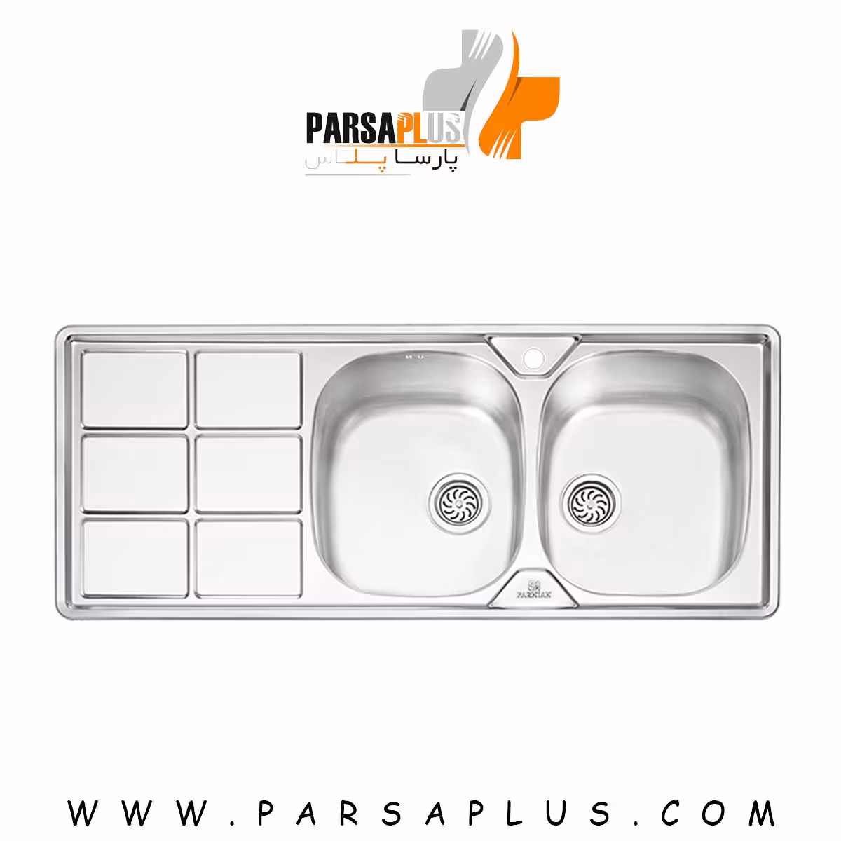 سینک پرنیان استیل Ps 1224 توکار