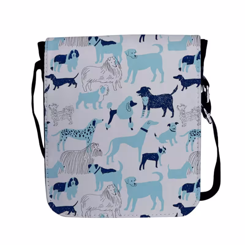 خرید و قیمت کیف دوشی طرح سگ کد 8834