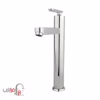شیر روشویی پایه بلند راسان مدل فلورا کروم