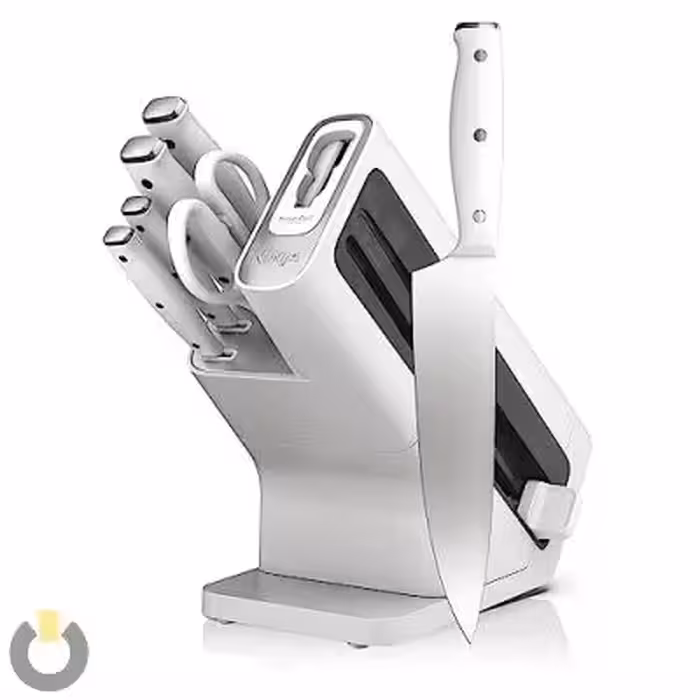 سرویس چاقوی نینجا مدل K12007WHBN مجموعه 7 پارچه با تکنولوژی NINJA NeverDull