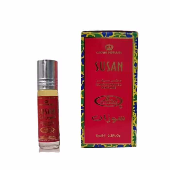 عطر زنانه مردانه الرحاب مدل سوزان حجم 6 میل