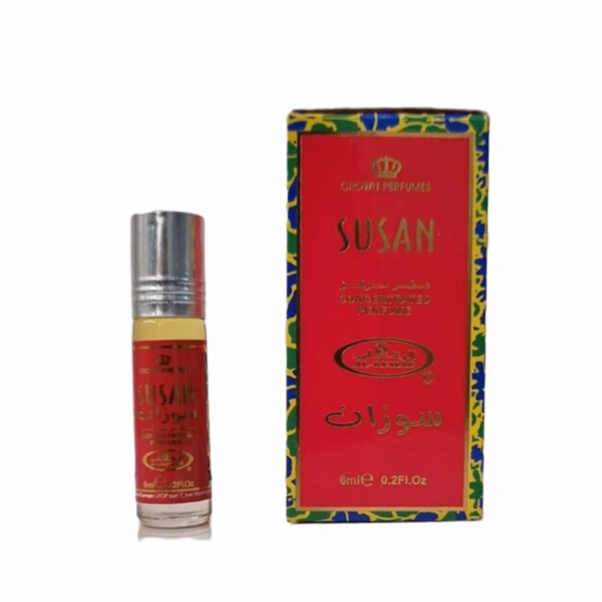 عطر زنانه مردانه الرحاب مدل سوزان حجم 6 میل