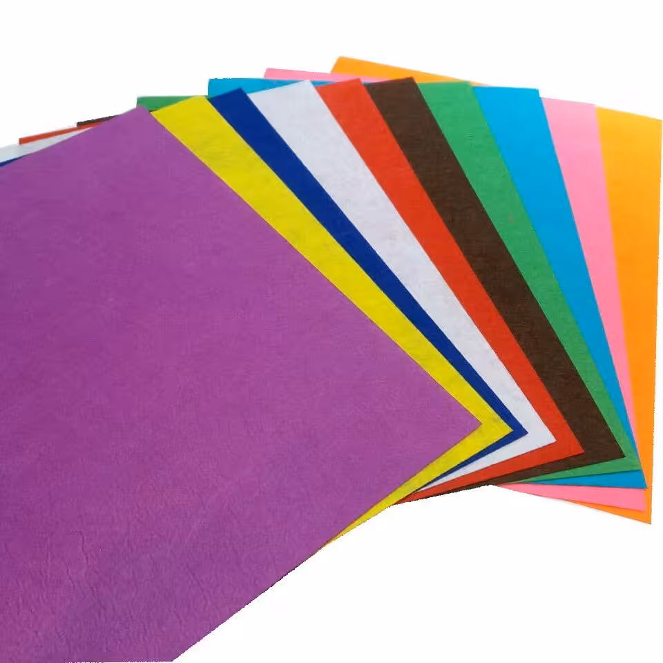 نمد بسته ای سایز آ3 ده رنگ