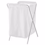 سطل لاندری به همراه استند ایکیا مدل  IKEA JALL 70118968 رنگ سفید