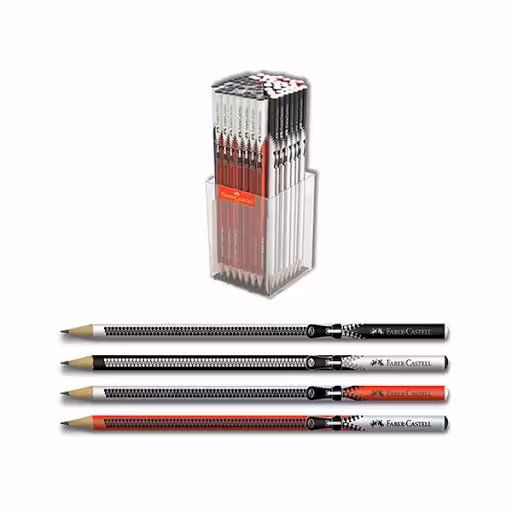 مداد مشکی فابر کاستل Faber Castell طرح زیپ HBFaber Castell HB