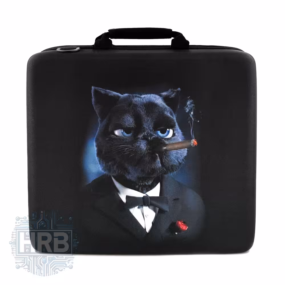 کیف کنسول PS4 طرح Cat Boss - چهار کاره