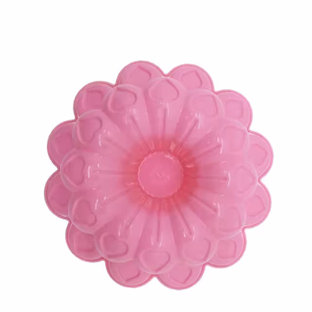 قالب ژله پلاستیکی دودکش دار مدل گل فاران