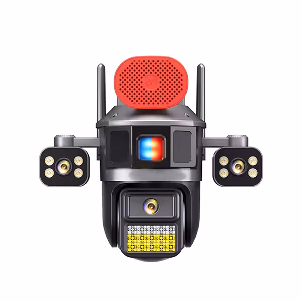 دوربین مداربسته سیمکارتی 3لنز OKAM PRO لنز پهپادی آژیر دار