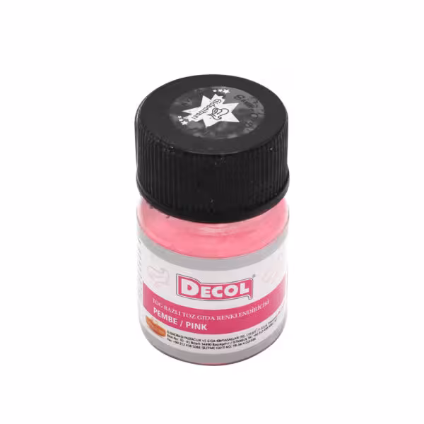 رنگ پودری خوراکی صورتی دکول (Decol) 7 گرمی
