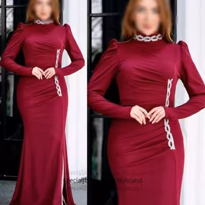 پیراهن شب زنانه مدل ماکسی مجلسی ماریه