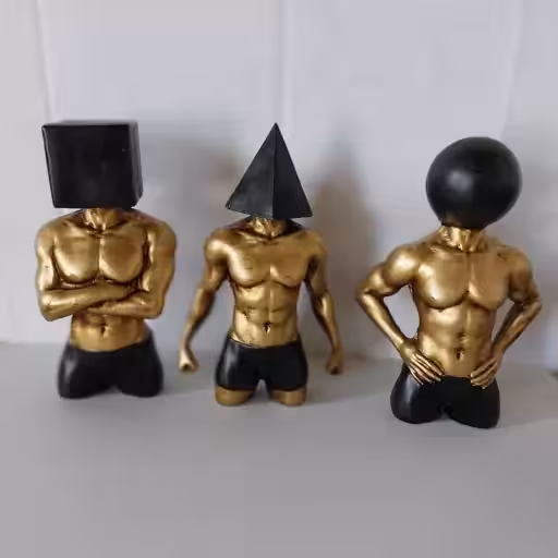 مجسمه بدنساز مجموعه 3 عددی