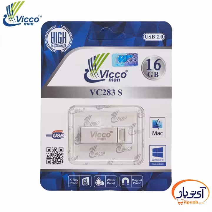 فلش مموری USB2.0 ویکومن 16 گیگابایت مدل VC283