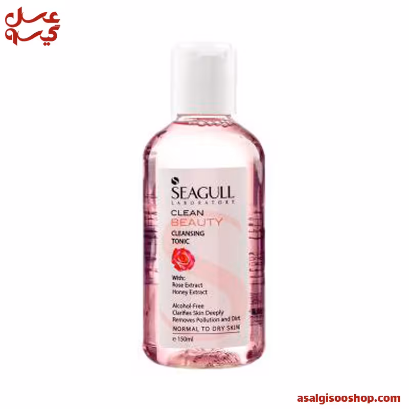 تونیک پاک کننده پوست سی ‌گل SEAGULL مدل گل رز | کد 2342