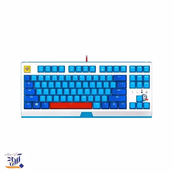 کیبورد Razer Blackwidow X - طرح محدود 50 سالگی Doraemon