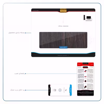 برچسب پوششی ماهوت مدل Burned Wood مناسب برای تبلت سامسونگ Galaxy Tab A7 10.4 LTE 2020 T505