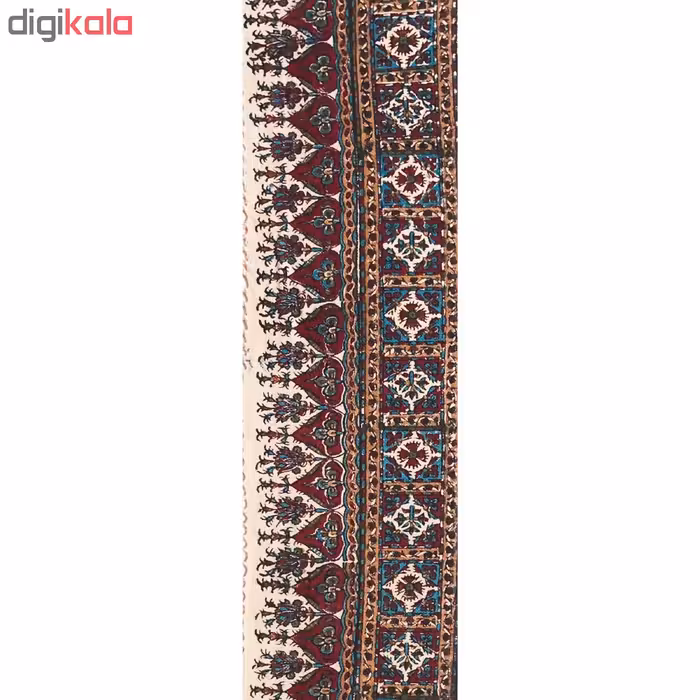 رومیزی قلمکار ممتاز اصفهان اثر عطريان طرح حصیری مدل G114 سایز ۸۰*۸۰ سانتی متر