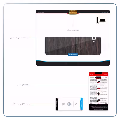 برچسب پوششی ماهوت مدل Burned Wood مناسب برای تبلت سامسونگ Galaxy Tab A 10.1 2016 T580