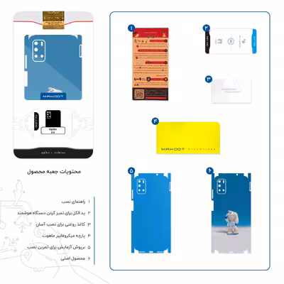 برچسب پوششی ماهوت مدل Smallfoot-FullSkin مناسب برای گوشی موبایل جی پلاس Z10