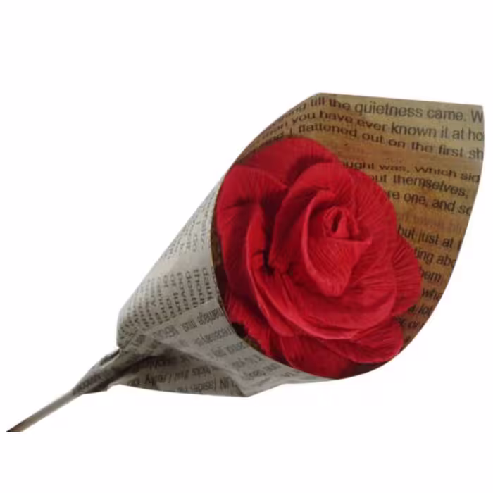 گل مصنوعی مدل کاغذی بسته 10 عددی