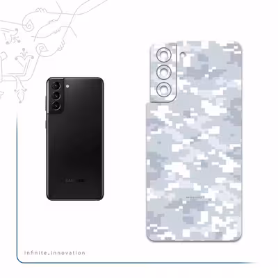 برچسب پوششی ماهوت مدل Army-Winter-Pixel مناسب برای گوشی موبایل سامسونگ Galaxy S21 5G