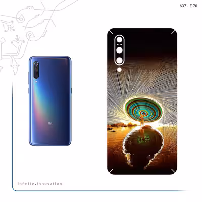 برچسب پوششی ماهوت مدل Night Light Fountain مناسب برای گوشی موبایل شیائومی Mi 9