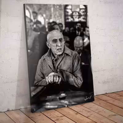 تابلو شاسی آواویز مدل محمد مصدق کد 4G457