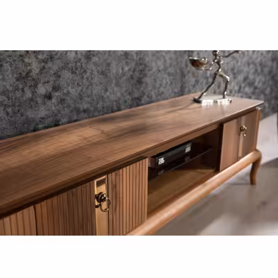 میز پذیرایی ررویال.سی.او مدل آکاژو 33 مجموعه 4 عددی به همراه میز تلویزیون