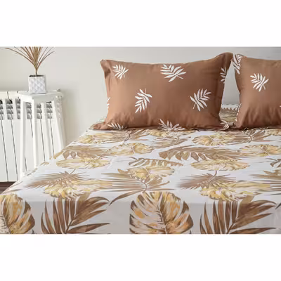 سرویس ملحفه بومرنگ مدل Hawaii-A2P160 دونفره 3 تکه