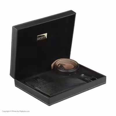 ست هدیه لیزارد مدل چرم طبیعی SN-LTLZ-2203-1