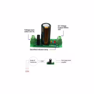 ماژول یکسوساز و فیلتر مدل 50V6A