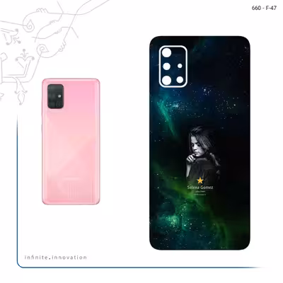 برچسب پوششی ماهوت مدل Selena Gomez مناسب برای گوشی موبایل سامسونگ Galaxy A71
