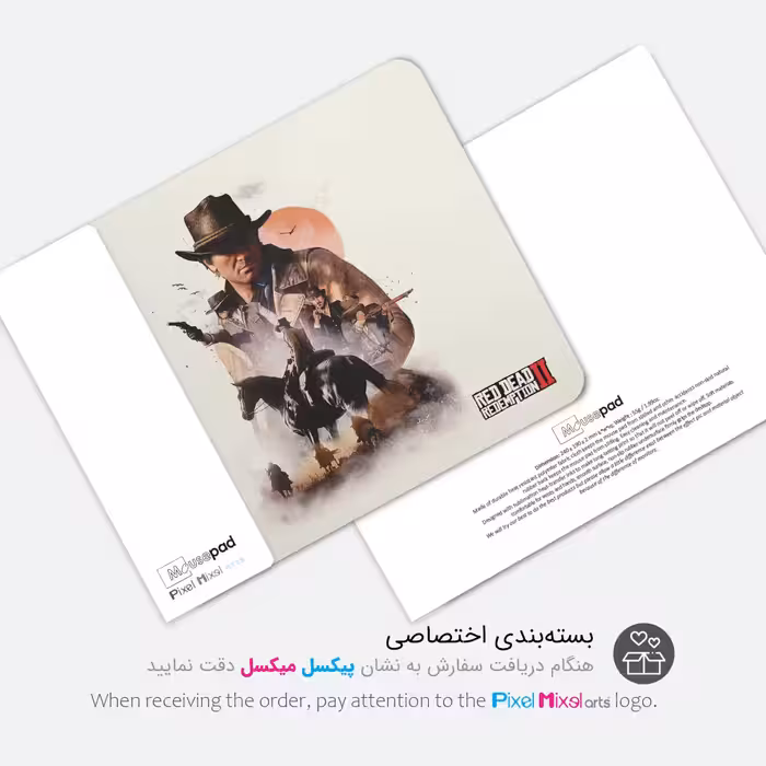 ماوس پد پیکسل میکسل مدل DEAD REDEMPTION2 کد GARD15
