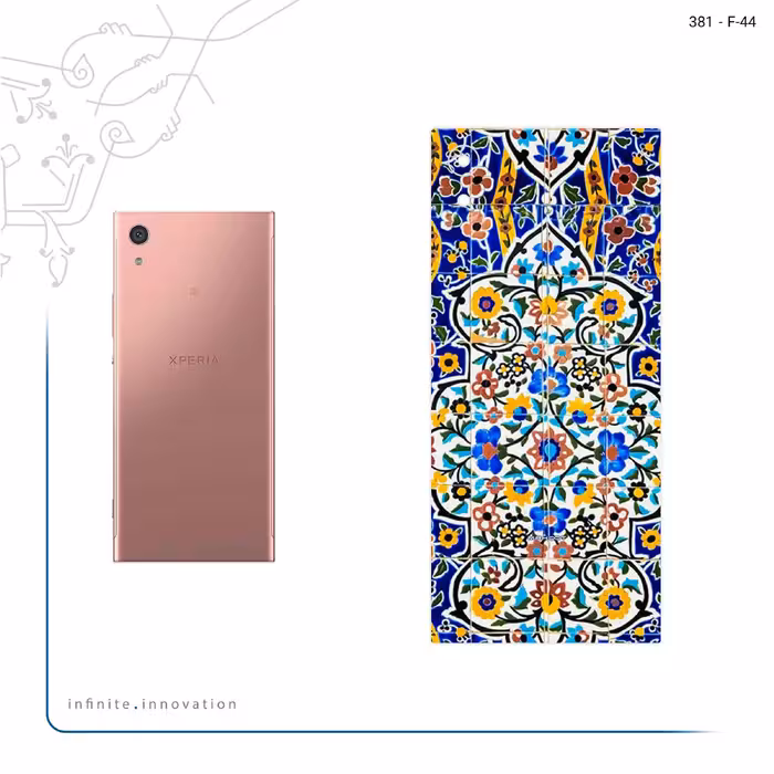 برچسب پوششی ماهوت مدل Iran Tile 12 مناسب برای گوشی موبایل سونی Xperia XA1